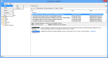 SE-RssTools screenshot 2