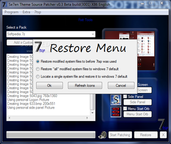 Se7en Theme Source Patcher screenshot 3