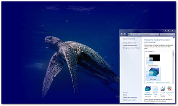 Sea Turtle Windows Theme screenshot