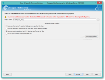 Seagate File Recovery screenshot 4