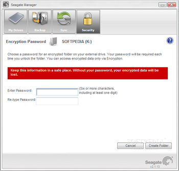 Seagate Manager for FreeAgent screenshot 5