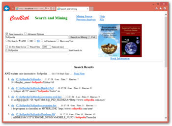 Search and Mining screenshot