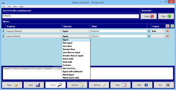 Search Assistant screenshot