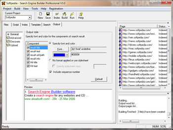 Search Engine Builder Professional screenshot 10