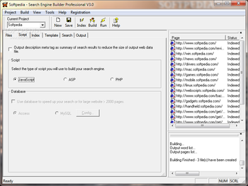 Search Engine Builder Professional screenshot 4