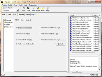 Search Engine Builder Professional screenshot 6