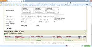 Search engine explorer screenshot