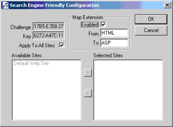 Search Engine Friendly ISAPI Filter screenshot