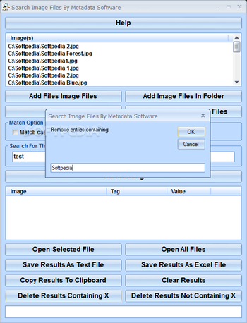 Search Image Files By Metadata Software screenshot 2