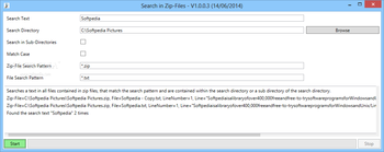 Search in Zip-Files screenshot