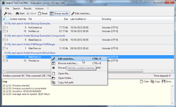 Search Text File Pro screenshot