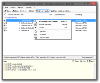 Search Text File Pro screenshot 2