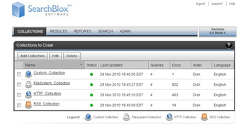 SearchBlox Server screenshot