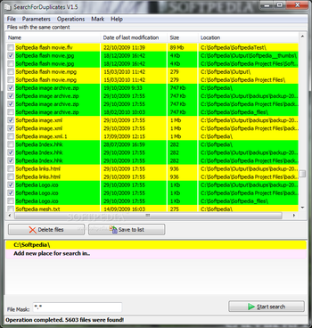 SearchForDuplicates screenshot