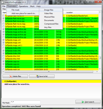 SearchForDuplicates screenshot 2