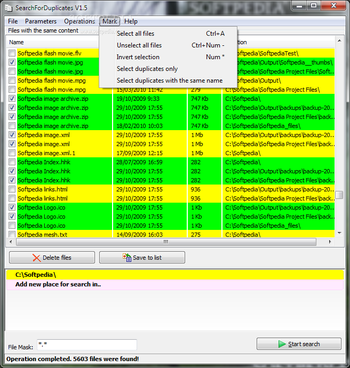 SearchForDuplicates screenshot 4
