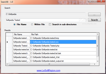 SearchIt screenshot