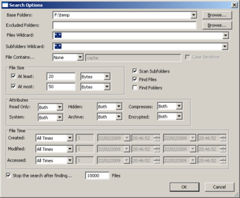SearchMyFiles screenshot 2