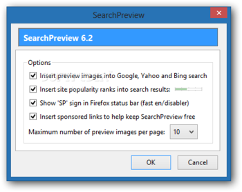 SearchPreview for Firefox screenshot 2