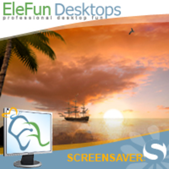 Seaside Caf? Animated Screensaver screenshot