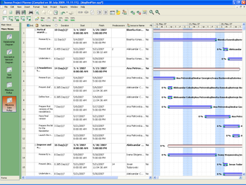 Seavus Project Planner screenshot