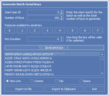 SebbySoft License Manager screenshot 5