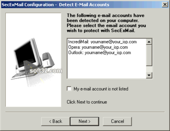 SecExMail Home screenshot 2