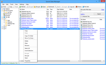 Secret Data Manager screenshot