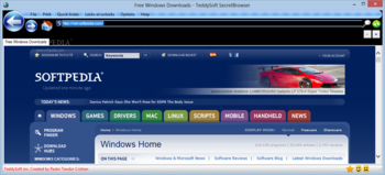 SecretBrowser screenshot