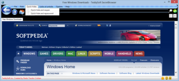 SecretBrowser screenshot 2