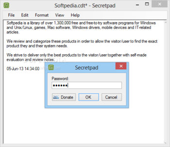 Secretpad screenshot