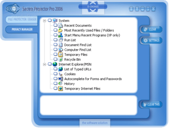Secrets Protector Pro 2006 screenshot 3
