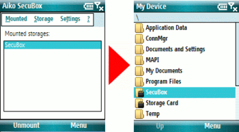 SecuBox for Smartphone screenshot