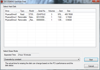SECUDRIVE Sanitizer Free screenshot