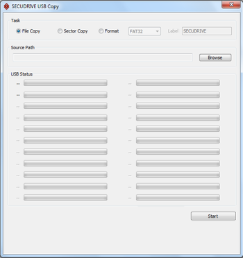 Secudrive USB Copy screenshot