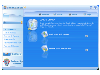 SecuKEEPER screenshot