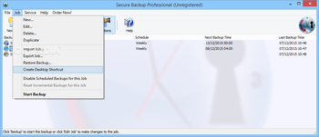 Secura Backup Professional screenshot 3