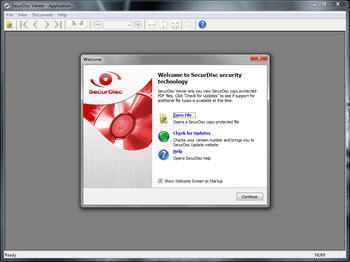SecurDisc Viewer screenshot
