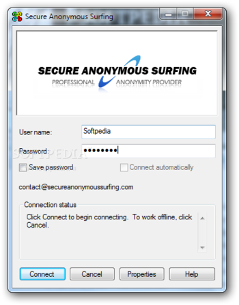 Secure Anonymous Surfing screenshot