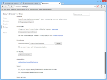 Secure Browser screenshot 7