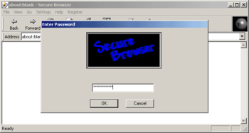 Secure Browser screenshot