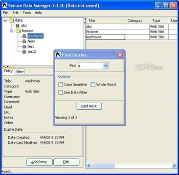 Secure Data Manager screenshot 2