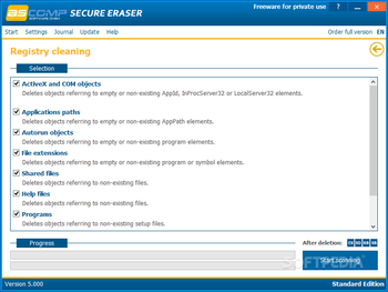 Secure Eraser Standard Edition screenshot 3
