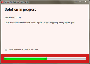 Secure File Deleter screenshot 2