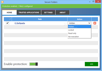 Secure Folders screenshot