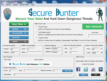 Secure Hunter Anti-Malware Pro screenshot 3