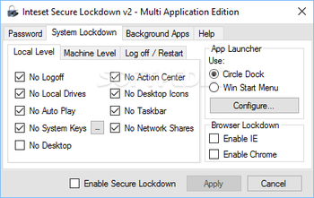 Secure Lockdown - Multi Application Edition screenshot 2
