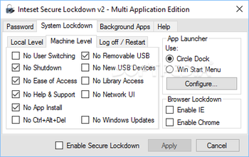 Secure Lockdown - Multi Application Edition screenshot 3