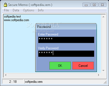 Secure Memo screenshot