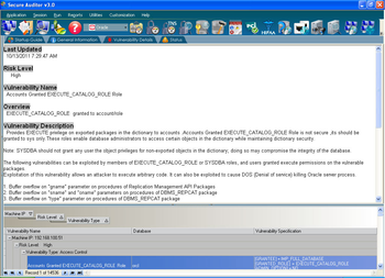 Secure Oracle Auditor screenshot 4